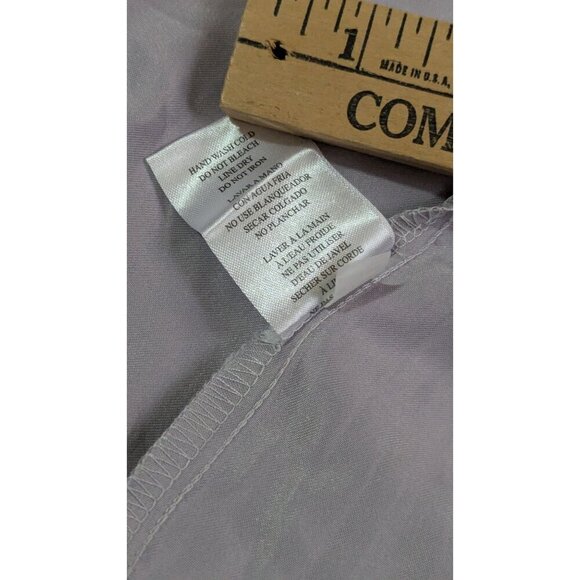 Penelope Mack Girls 4T silver purple Dress W/ Pink Sequins & Flower Accent Tulle - Picture 7 of 8